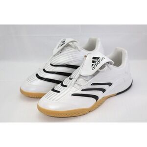 New In Box Adidas Predator Sala White/Black/Gum JQ3915 Men Size 9.5